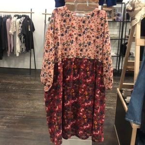 RED SKY corduroy dress